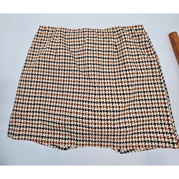Vintage Verona Houndstooth Womens Skort Knee-Length - Picture 1 of 4